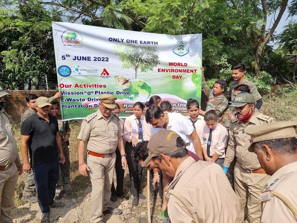 Forest restoration work