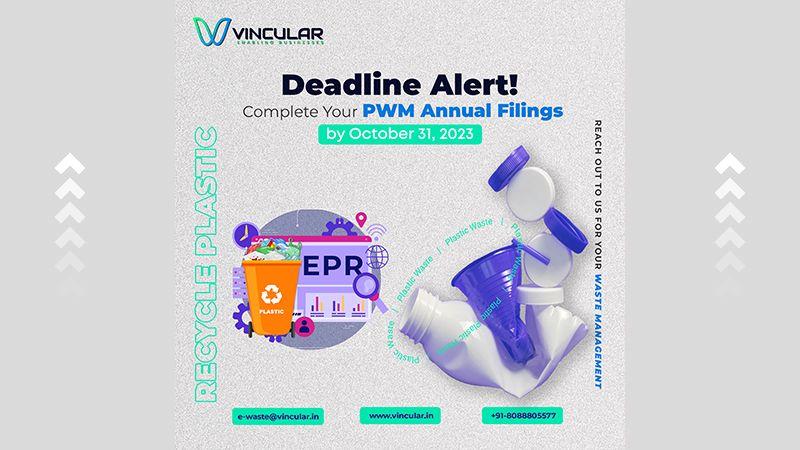 PMW Annual Filling Deadline approaching