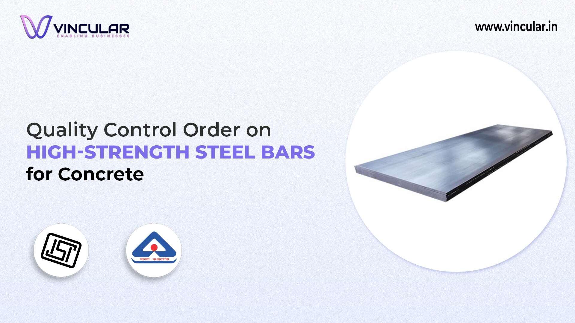BIS-ISI Certificate for High-Strength Steel Bar for Concrete