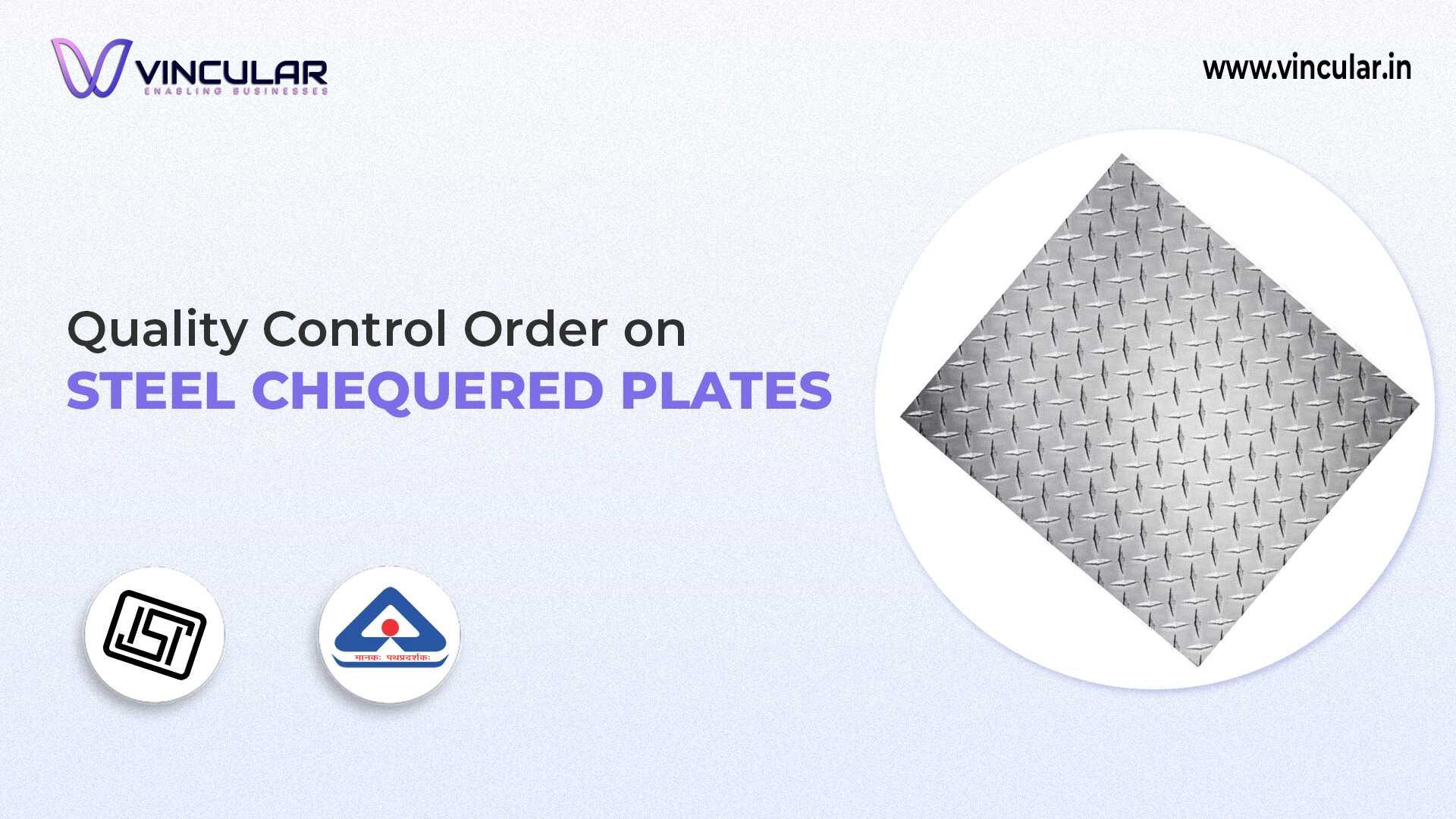 BIS-ISI Certificate for Steel Chequered Plates