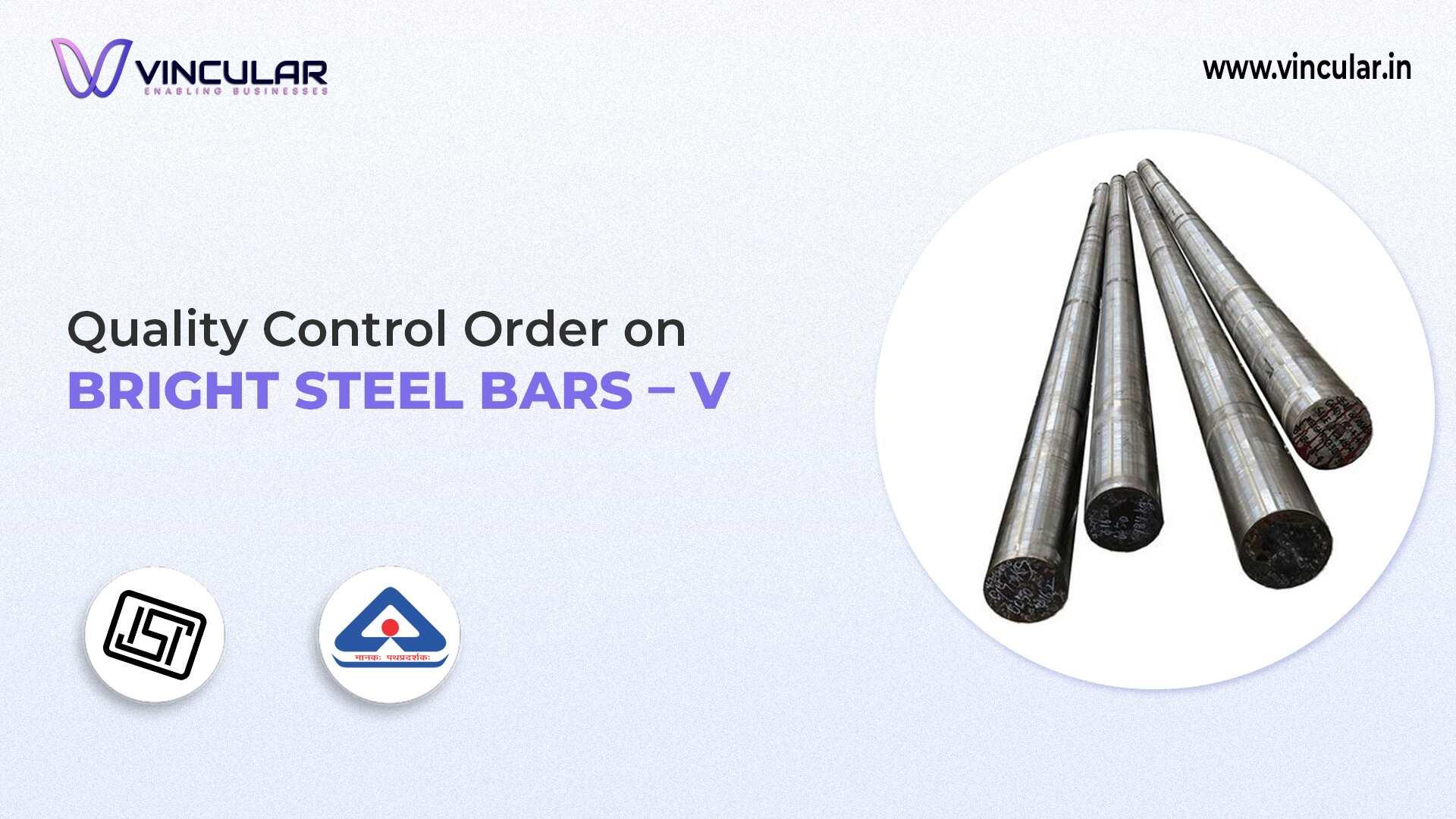 BIS-ISI Certificate for Bright Steel Bars