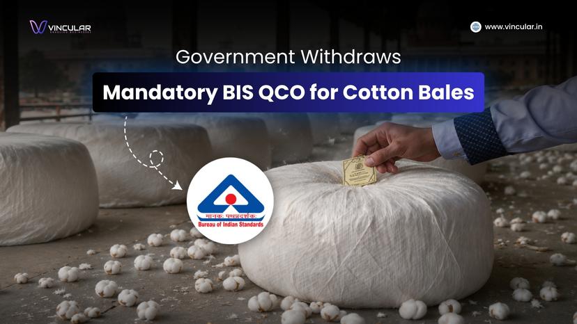 Rescission of the Cotton Bales Quality Control Order 2023