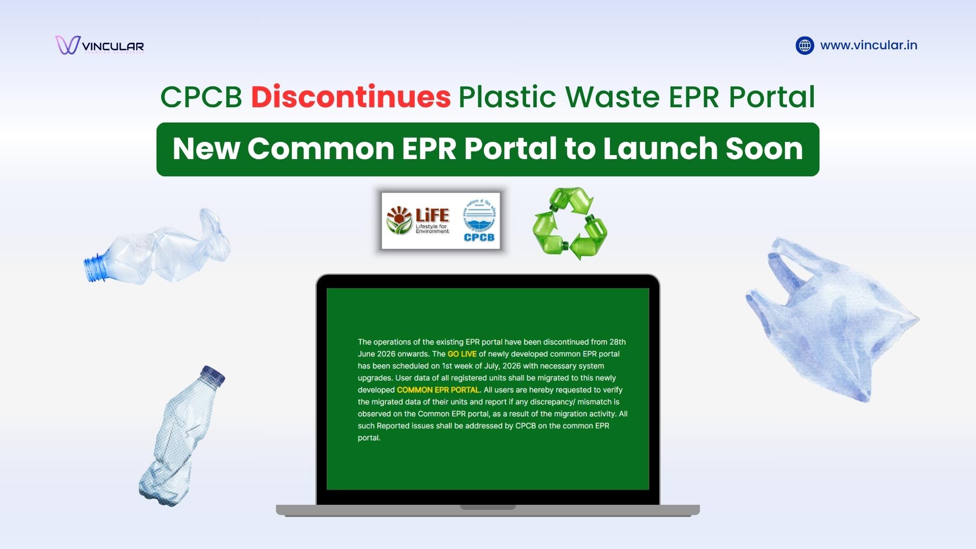 Important Update: CPCB Common Plastic Waste EPR Portal Transition