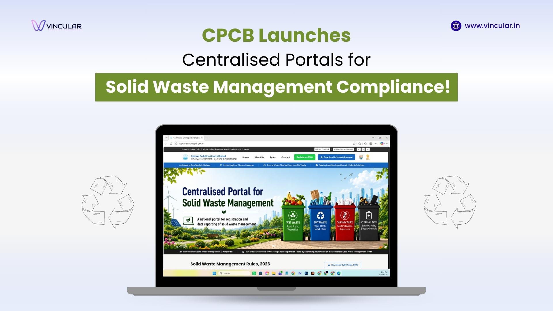 CPCB Launches New Digital Portals for Waste Management Compliance!