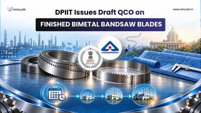Draft QCO on "Finished Bimetal Bandsaw Blades" by DPIIT