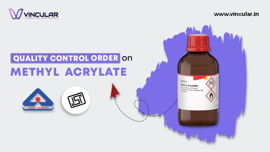 BIS-ISI Certificate for Methyl Acrylate