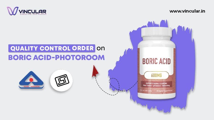 BIS-ISI Certificate for Boric Acid