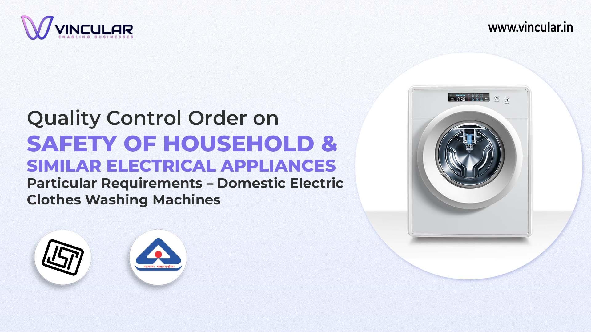 BIS-ISI Certificate for Domestic Electric Clothes Washing Machines