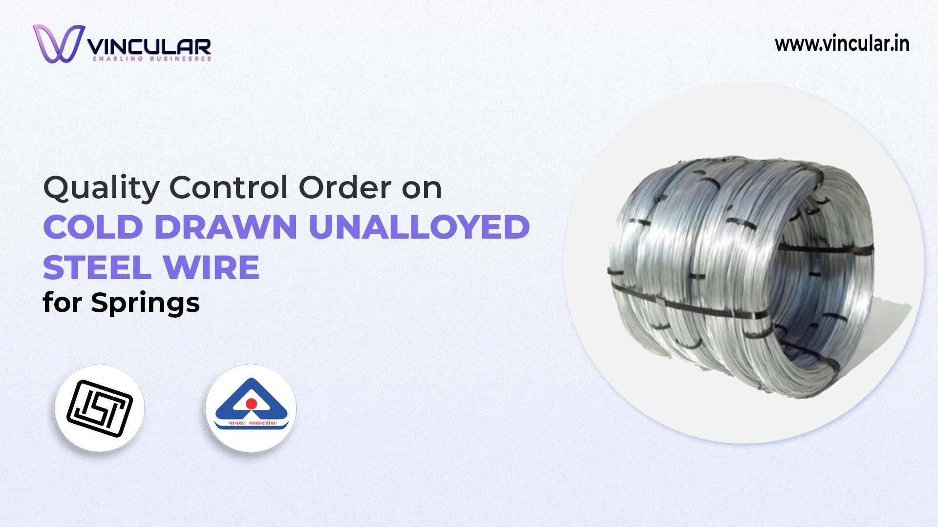 BIS-ISI for Cold Drawn Unalloyed Steel Wire for Springs