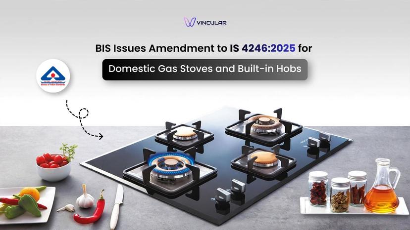 BIS Issues Amendment to IS 42462025 for Domestic Gas Stoves and Built-in Hobs