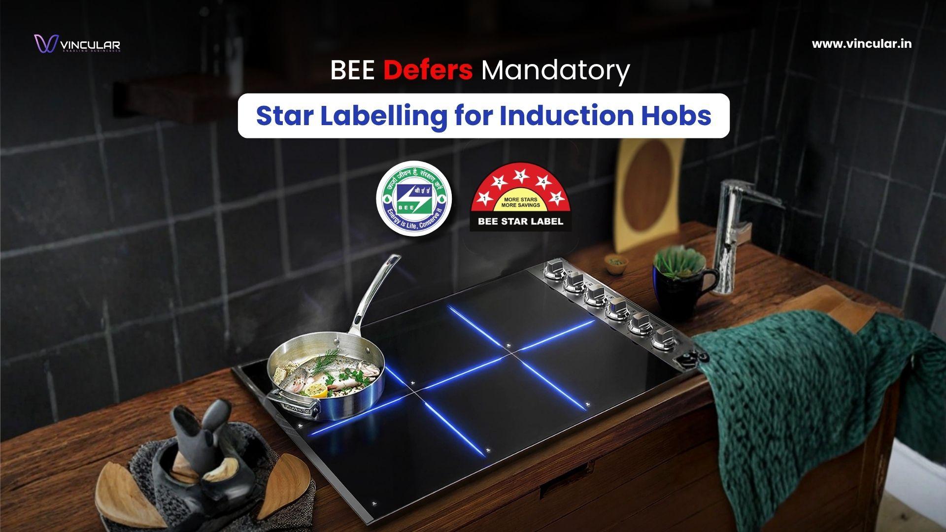 BEE Star Labelling for Induction cooktops or stoves